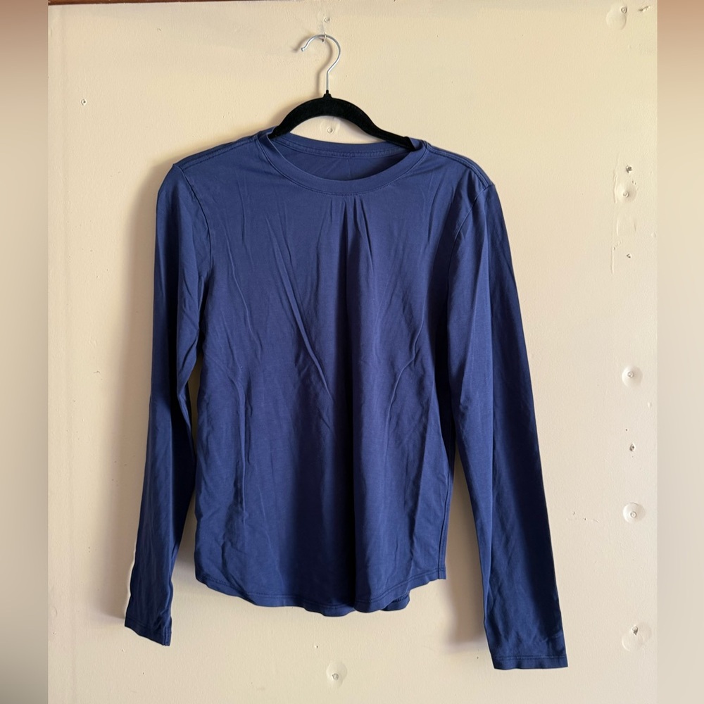 Lululemon Classic Blue Long Sleeve Women's Top